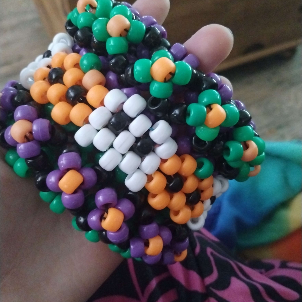 Halloween Beaded Kandi Rotator Cuff